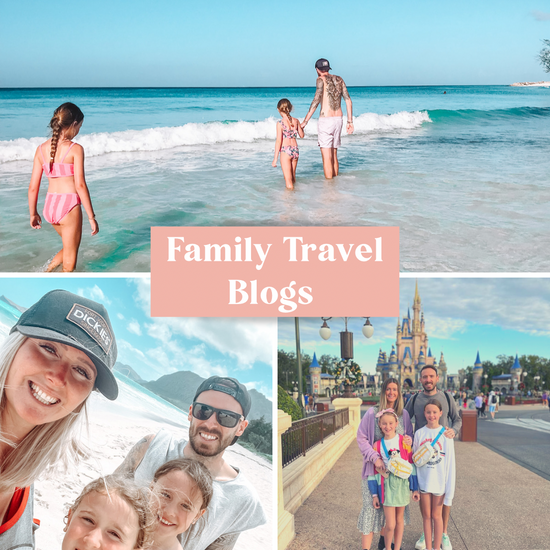 Family Travel blog posts. Photos of beaches and Disney World