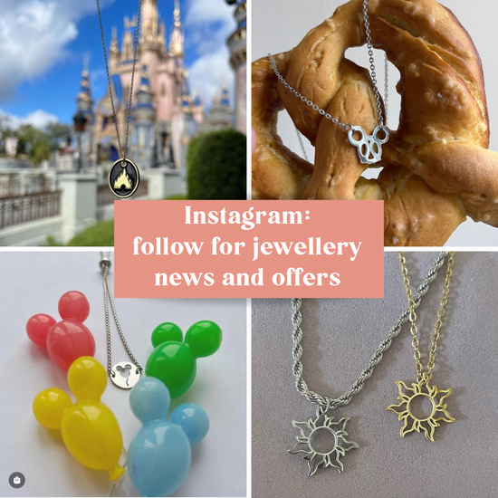 Photos of Disney Jewellery and necklaces on instagram